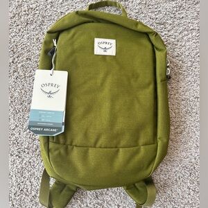 Brand new Osprey Arcane Small Day pack in Matcha green color- Unisex
